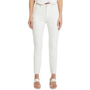 Sanctuary High Rise Straight Leg Jeans In Vintage White - 25